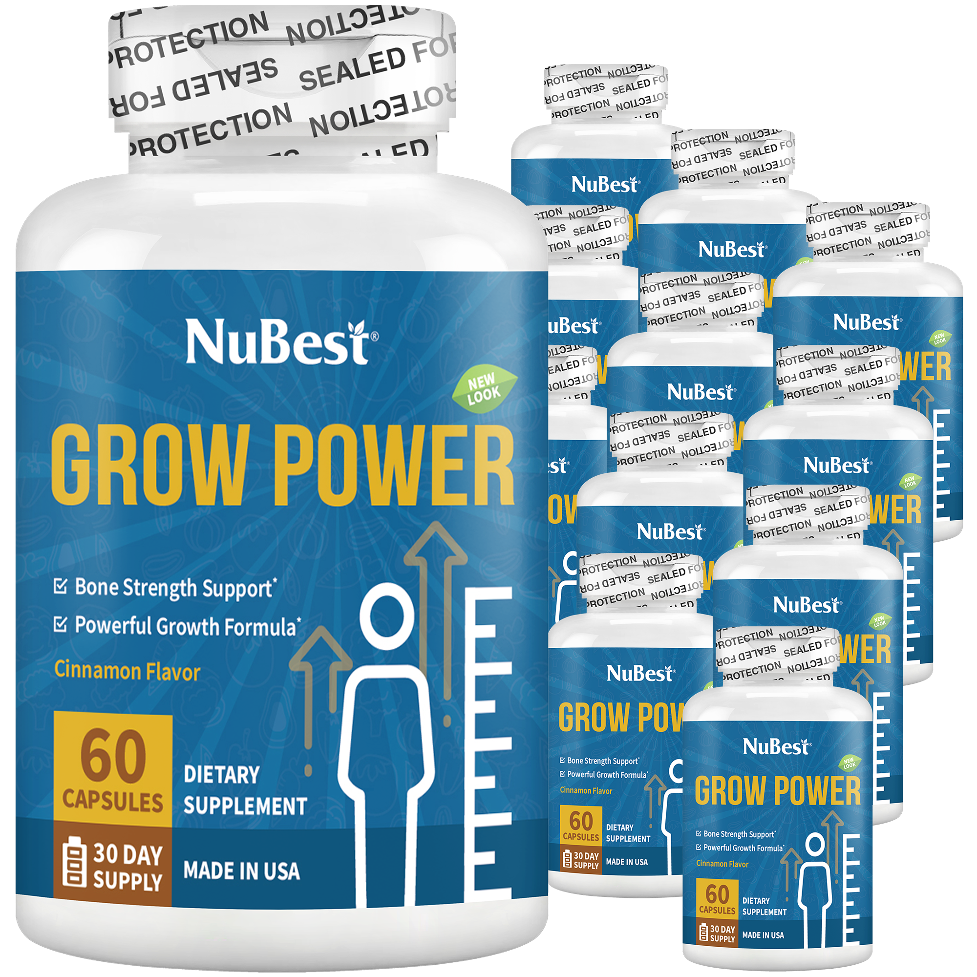 Grow Power, For Children & Teens, 60 Capsules by NuBest Nutrition®