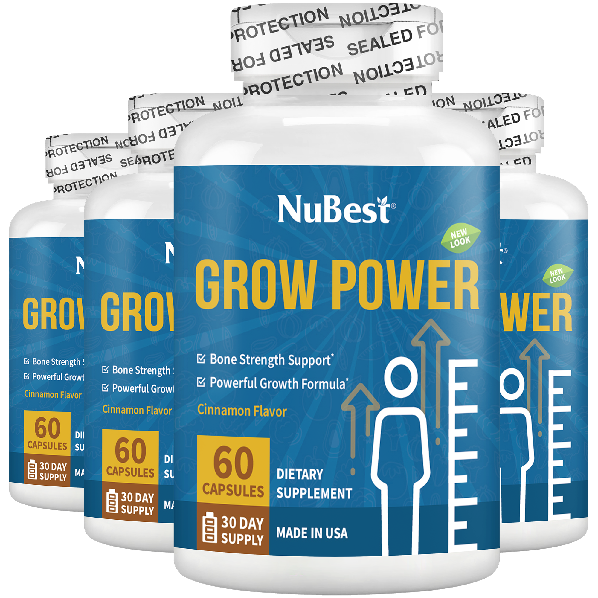 Grow Power, For Children & Teens, 60 Capsules by NuBest Nutrition®