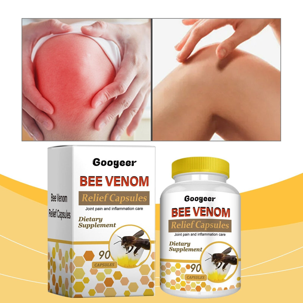 Arthritis Pain Relief 90 Capsules, Bee Venom Relief Capsules Joint Care
