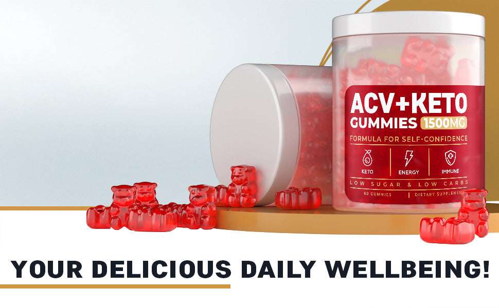 Ketogenic Soft Candy Gummies – Apple & Vitamin Wellness Supplement 60 Tablets