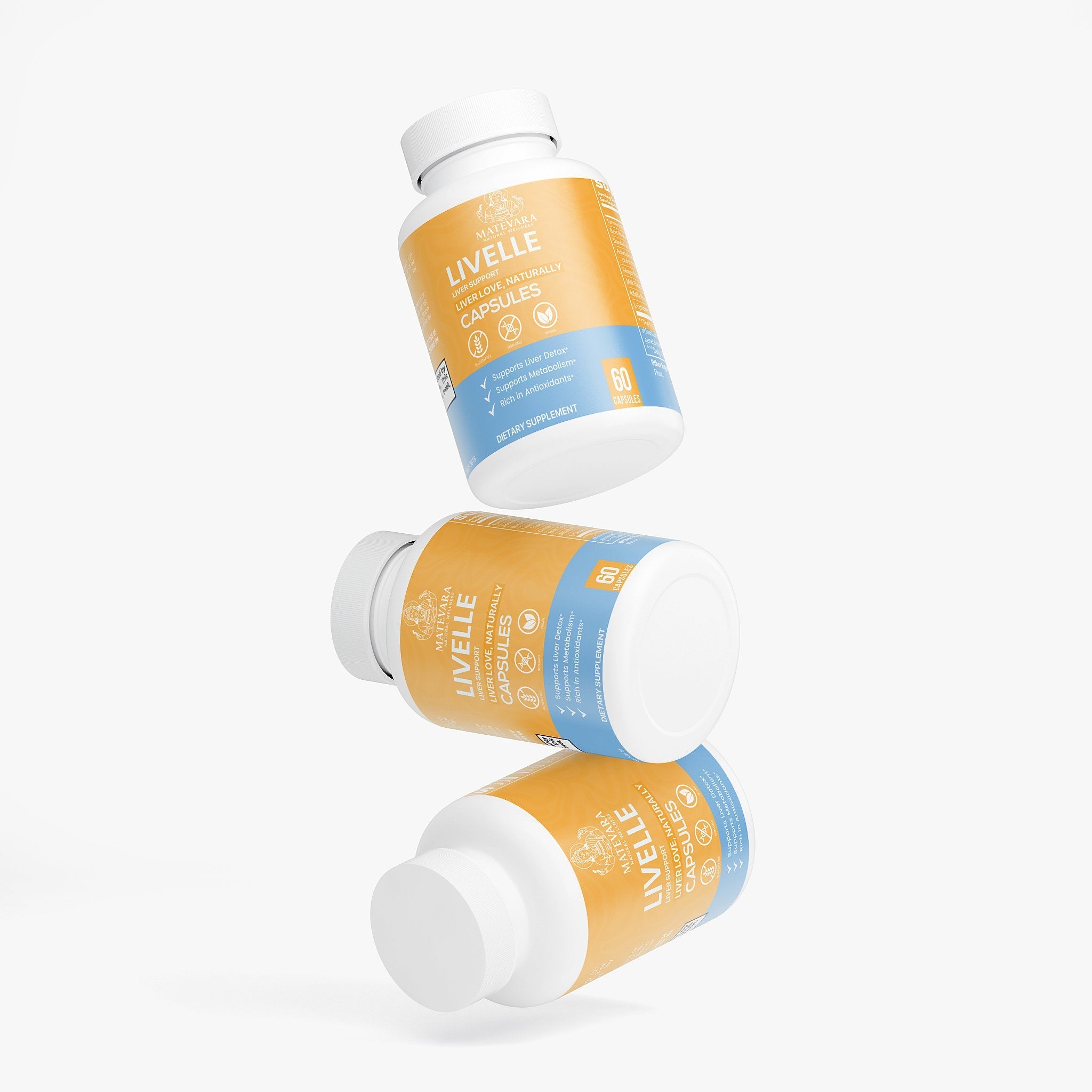 Livelle Milk Thistle Liver Support Supplement | 60 Capsules