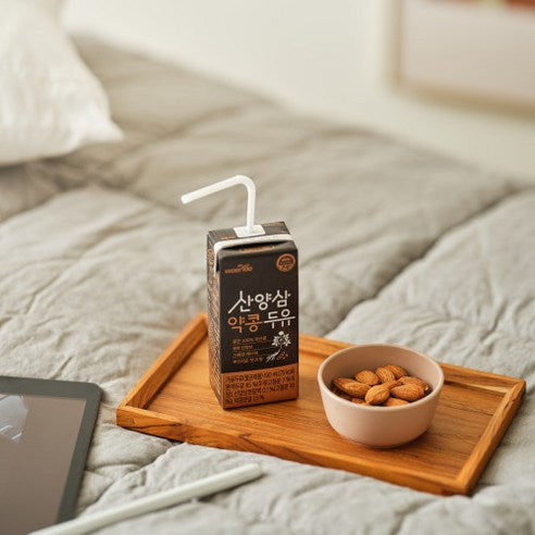 Wild-Cultivated Ginseng Black Soybean Soy Milk (190ml*16P)