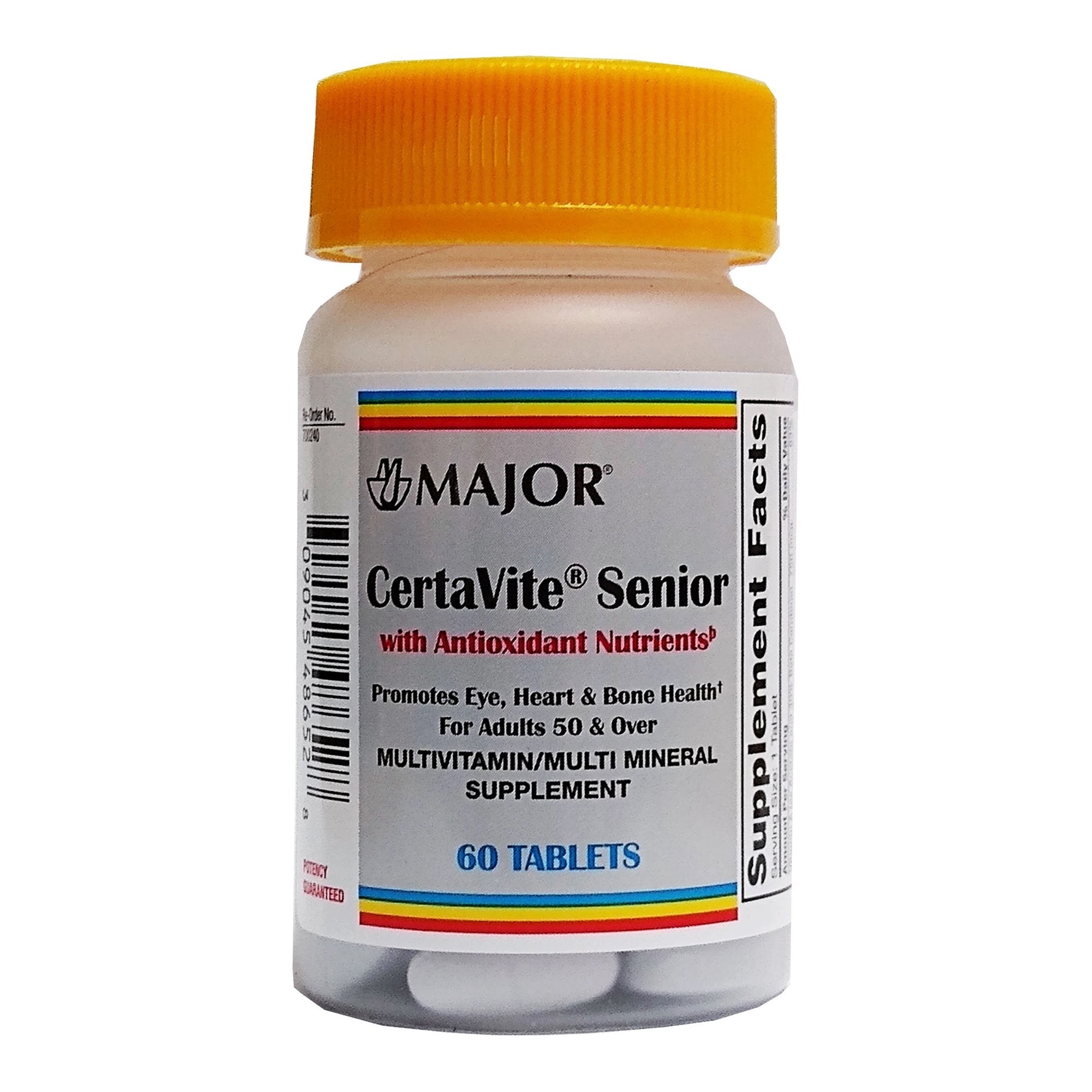 Major CertaVite Senior Multivitamin Supplement, 60 tablets