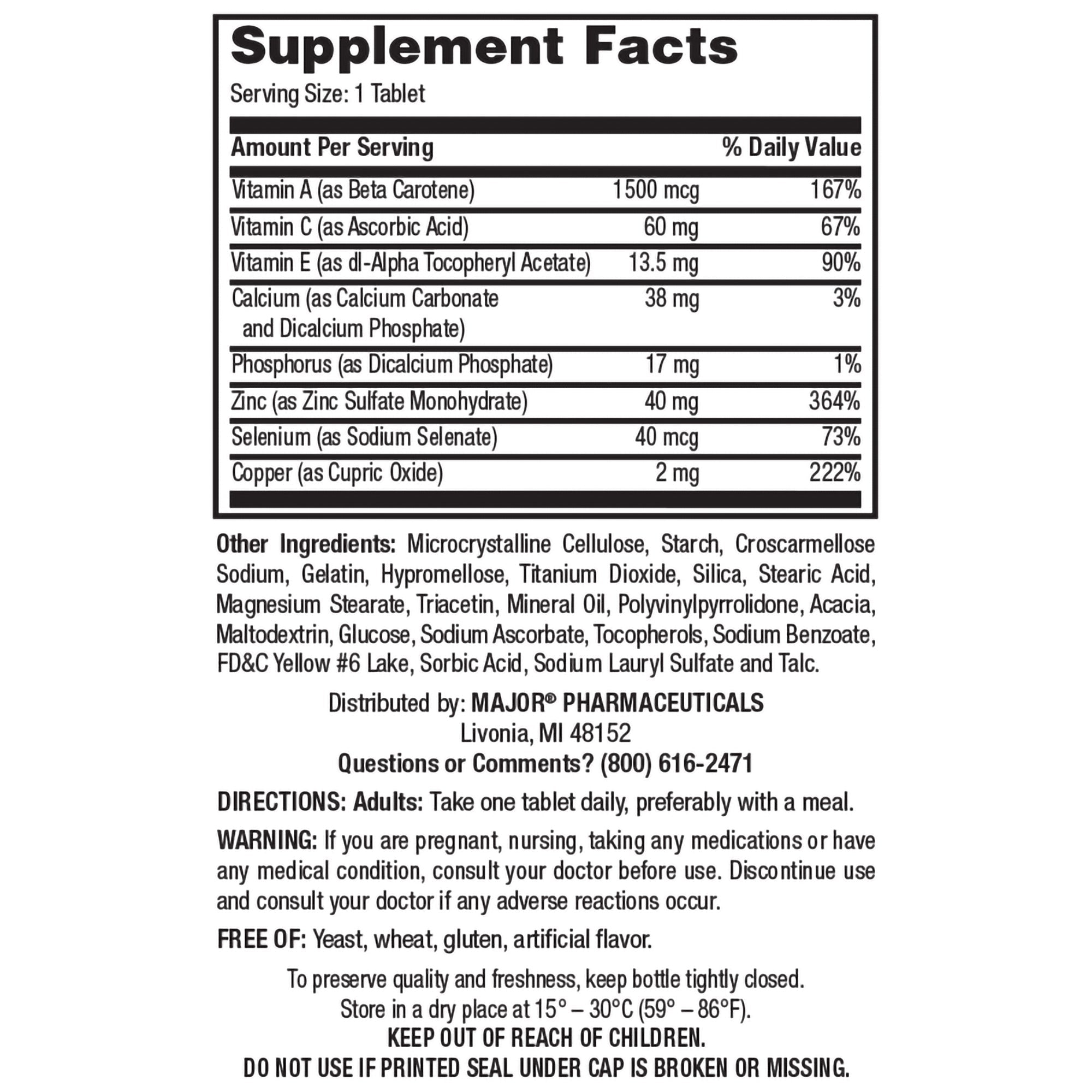 Major Prosight Omega-3 Fish Oil Supplement, 60 tablets