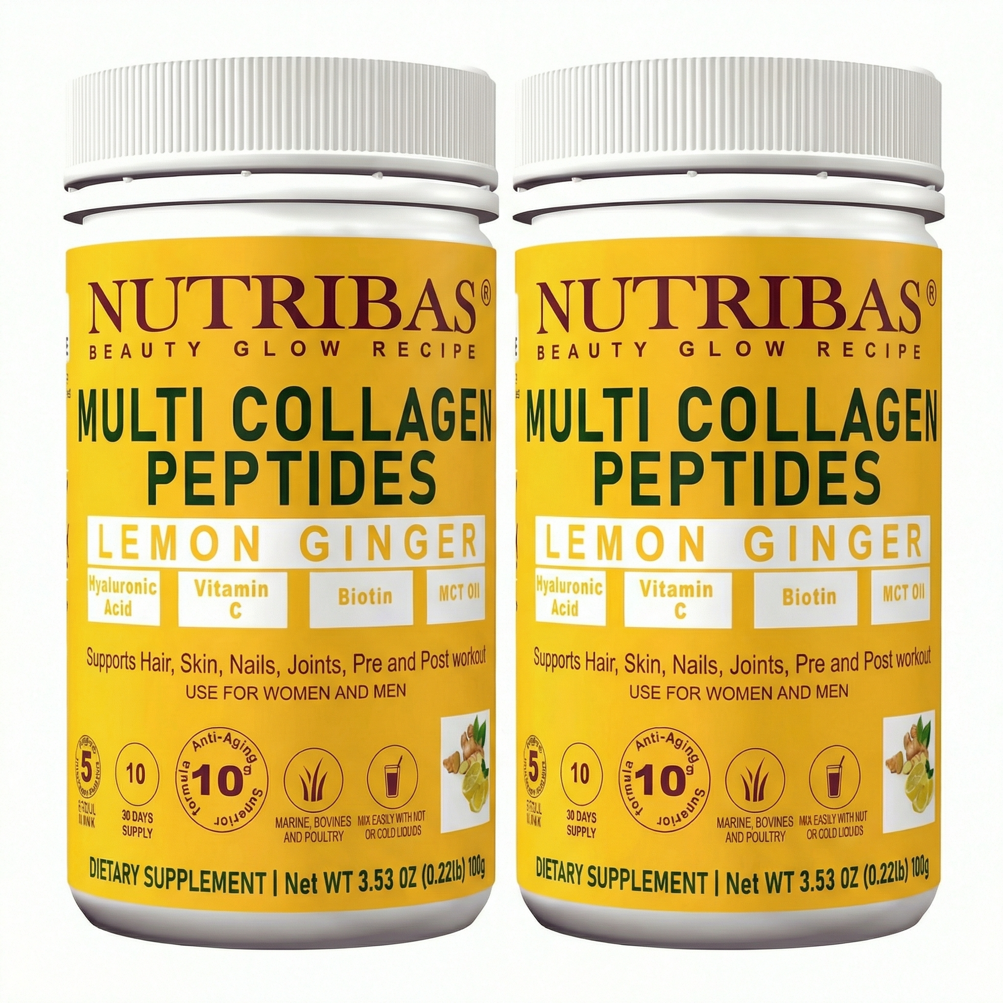 Multi Collagen Peptides Powder for Hair, Skin, Nails & Joint Support