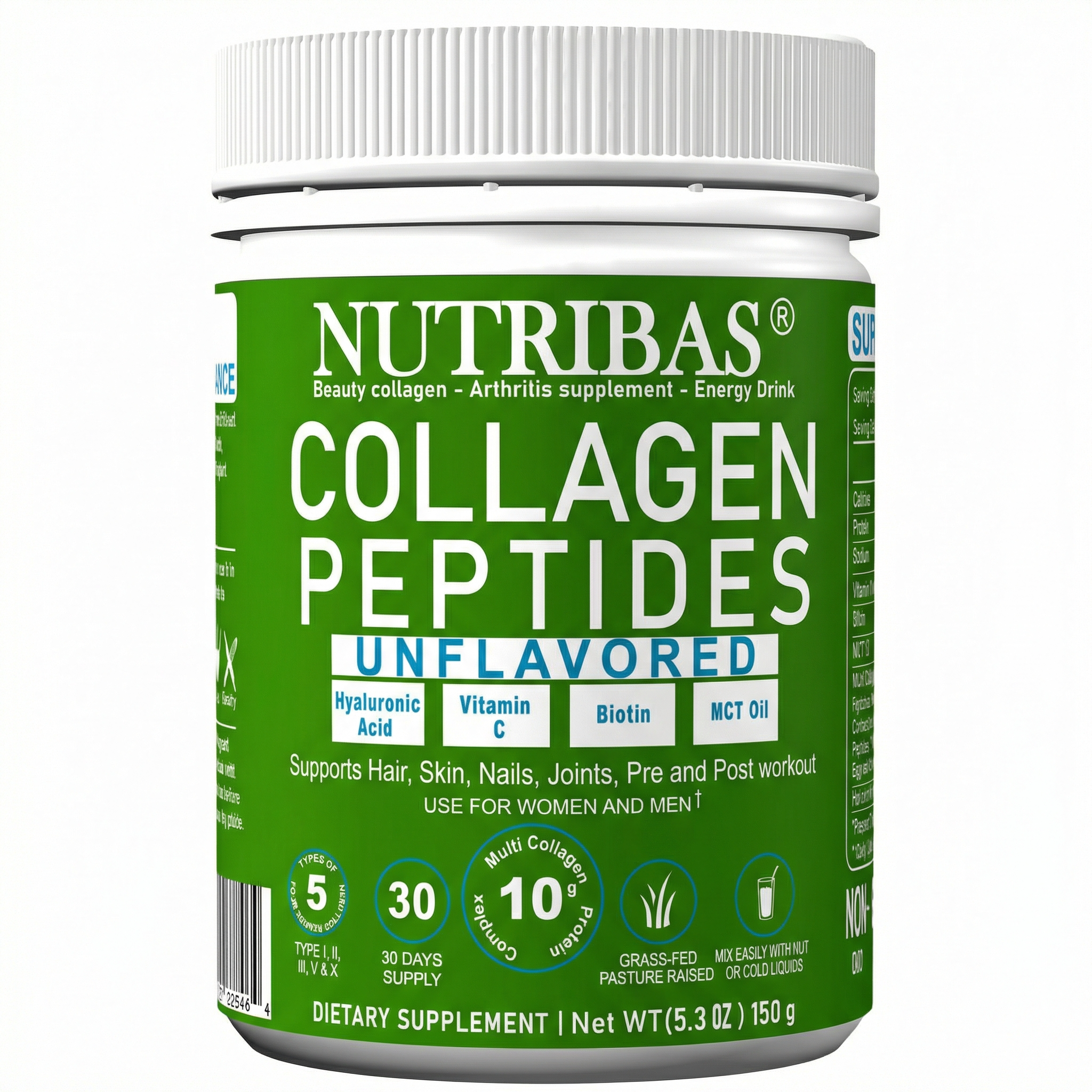 Multi Collagen Peptides Powder for Hair, Skin, Nails & Joint Support