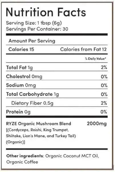 RYZE SUPERFOODS Mushroom Medium Roast Coffee Starter Kit, USDA Organic Instant Coffee with 6 Adaptogenic Mushrooms and for Energy, Focus, Digestion, Immunity with Lions Mane & Turkey Tail 30 Serving
