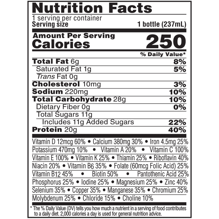 Nestle Boost High Protein, Rich Chocolate, 8 oz Bottle, Case/24