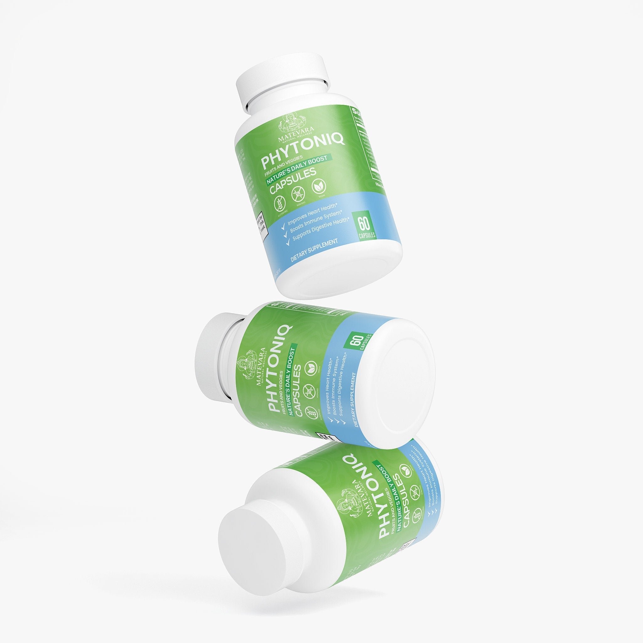 Phytoniq Fruits & Veggies |Digestive Support Capsules | 60 Count