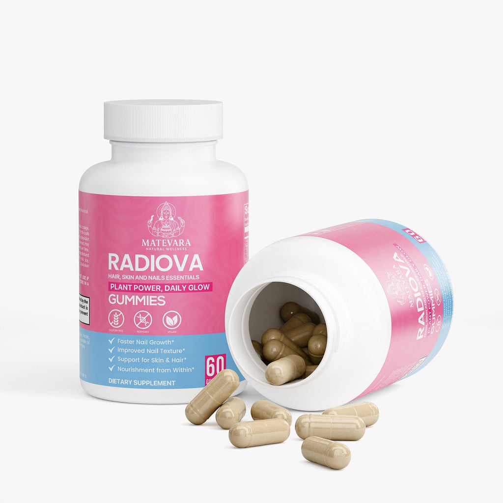 Radiova Hair, Skin & Nail Support Complex | 60 Vegetarian Capsules