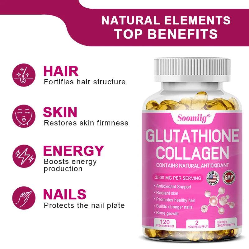 Collagen Glutathione Supplement – Antioxidant Boost