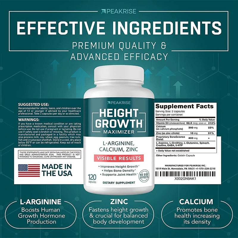 Roksy Children's Bone Growth Supplements for Healthy Growth
