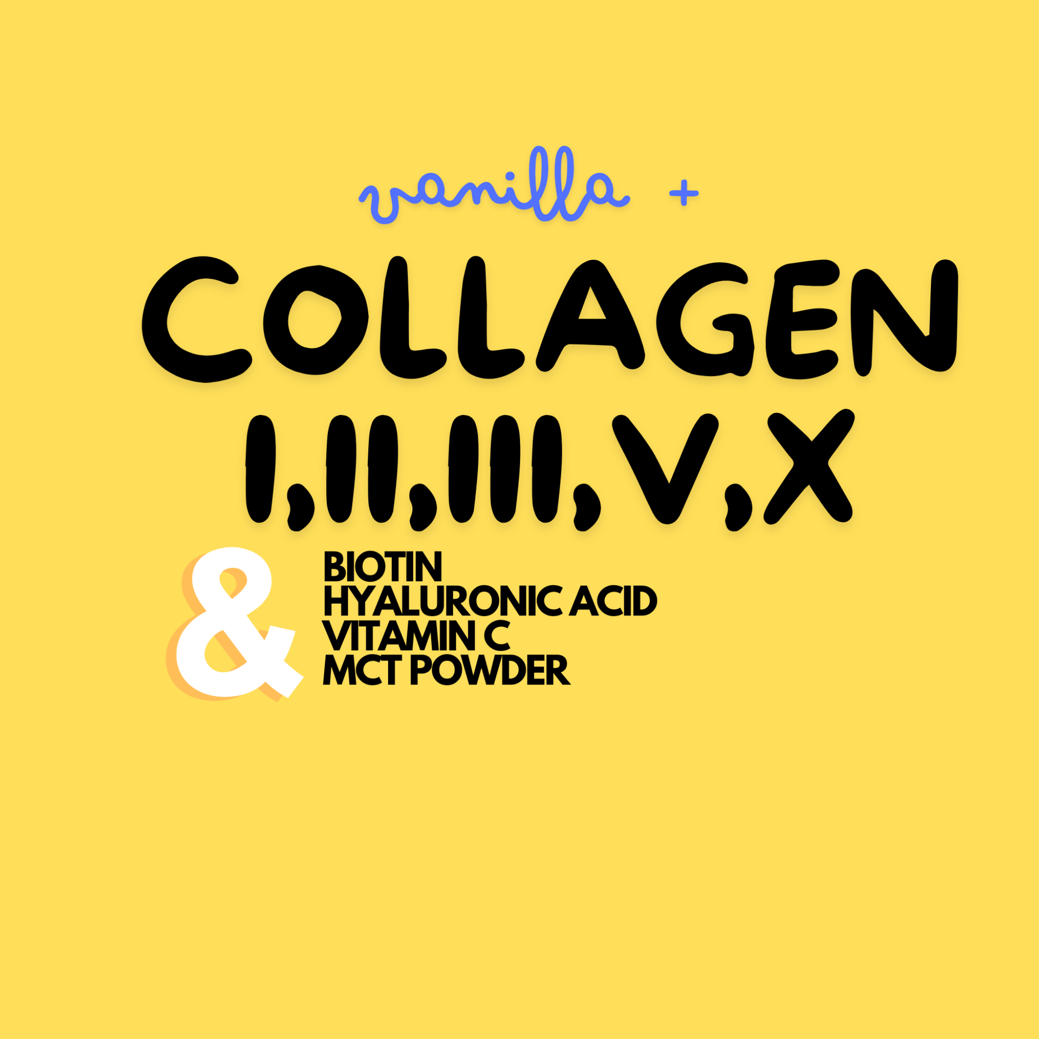 Multi Collagen Peptides Powder for Hair, Skin, Nails & Joint Support