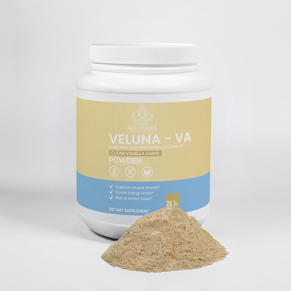 Veluna VA Pure3 Whey Protein Isolate Powder |24.1oz (683g)