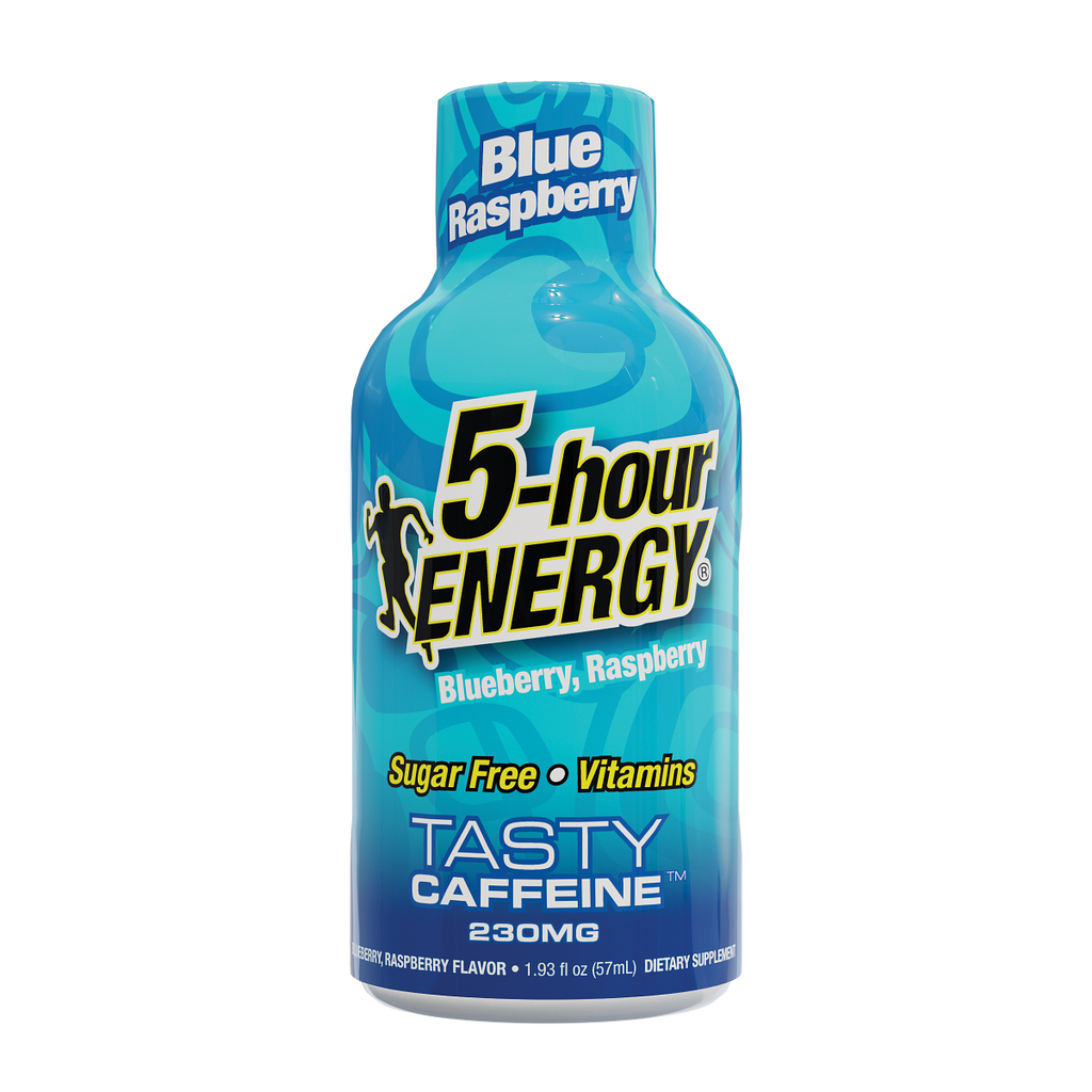 24 Pack 5-hour ENERGY Extra Strength Shots, Blue Raspberry Flavor Flavor, 1.93 Fl Oz